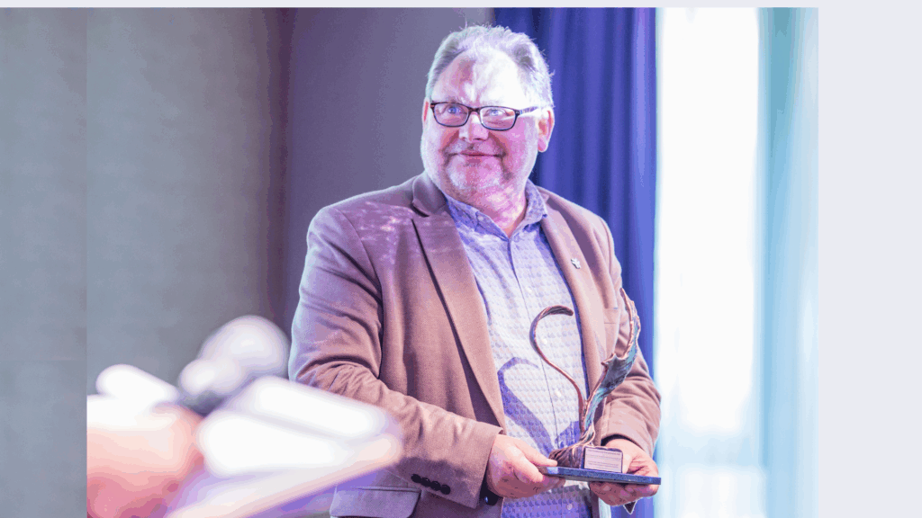 Statuetka Orła Transformacji Energetycznej Adam Orzech