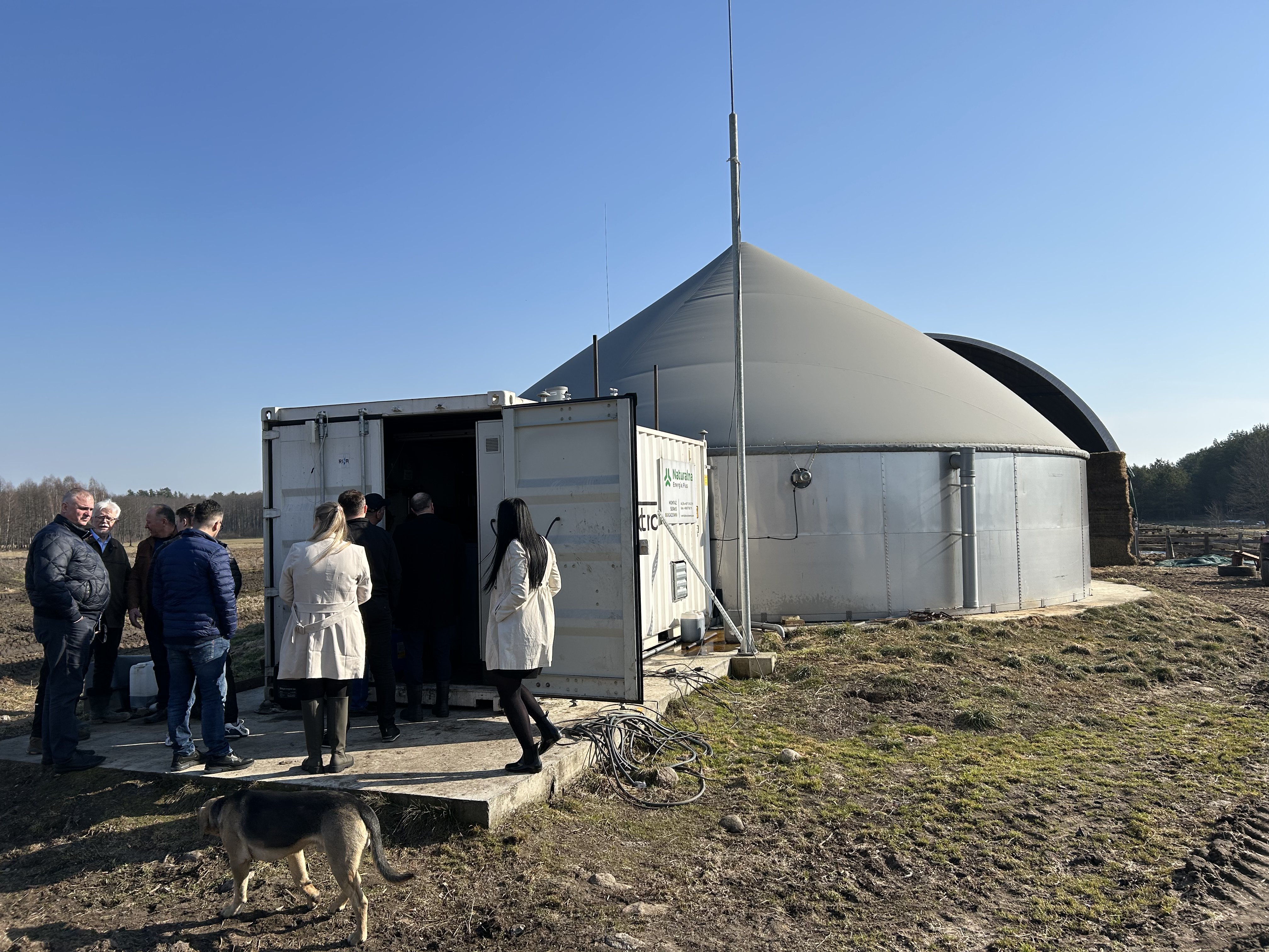 Szkolenia przy biogazowniach Naturalna Energia.plus i Credic Agricole